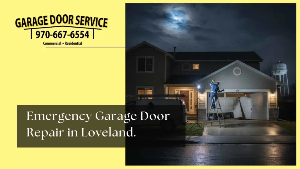 Emergency Garage Door Repair in Loveland.