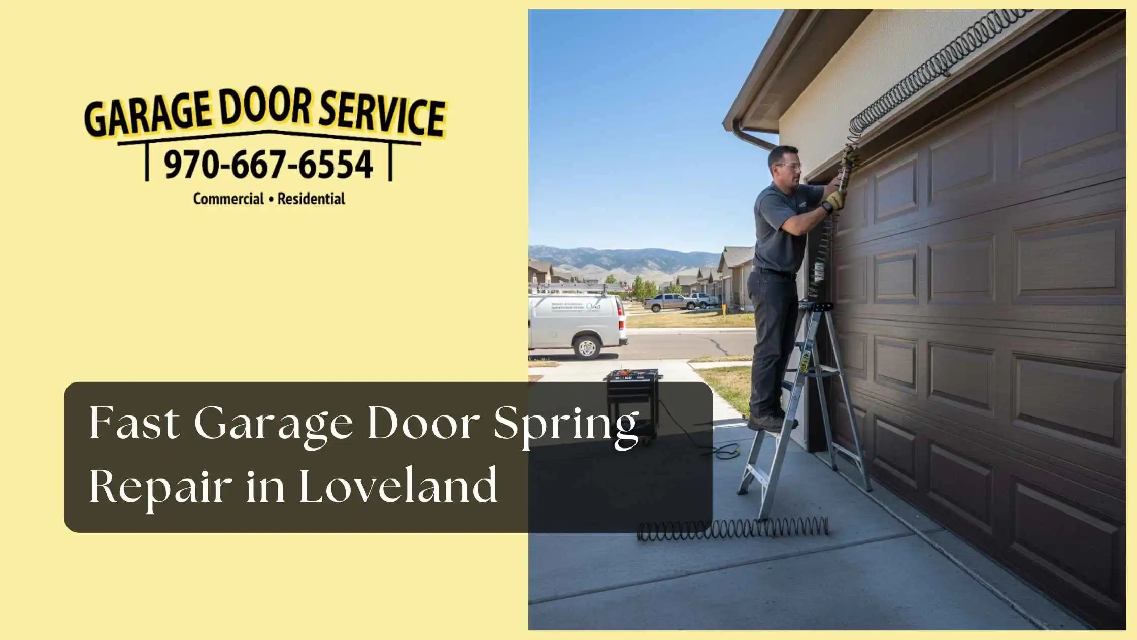 Fast Garage Door Spring Repair in Loveland