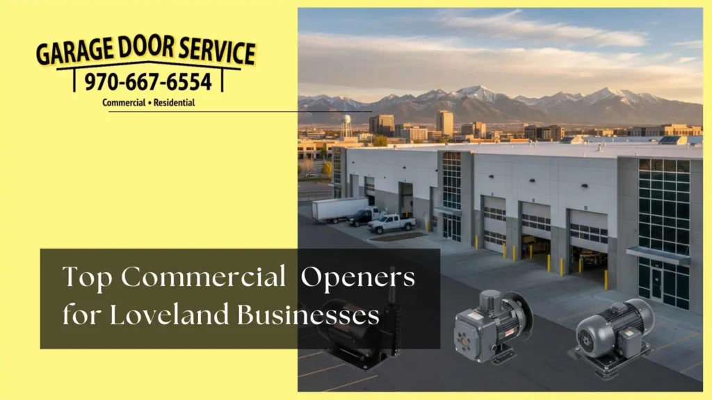 Top Commercial Garage Openers for Loveland Businesses