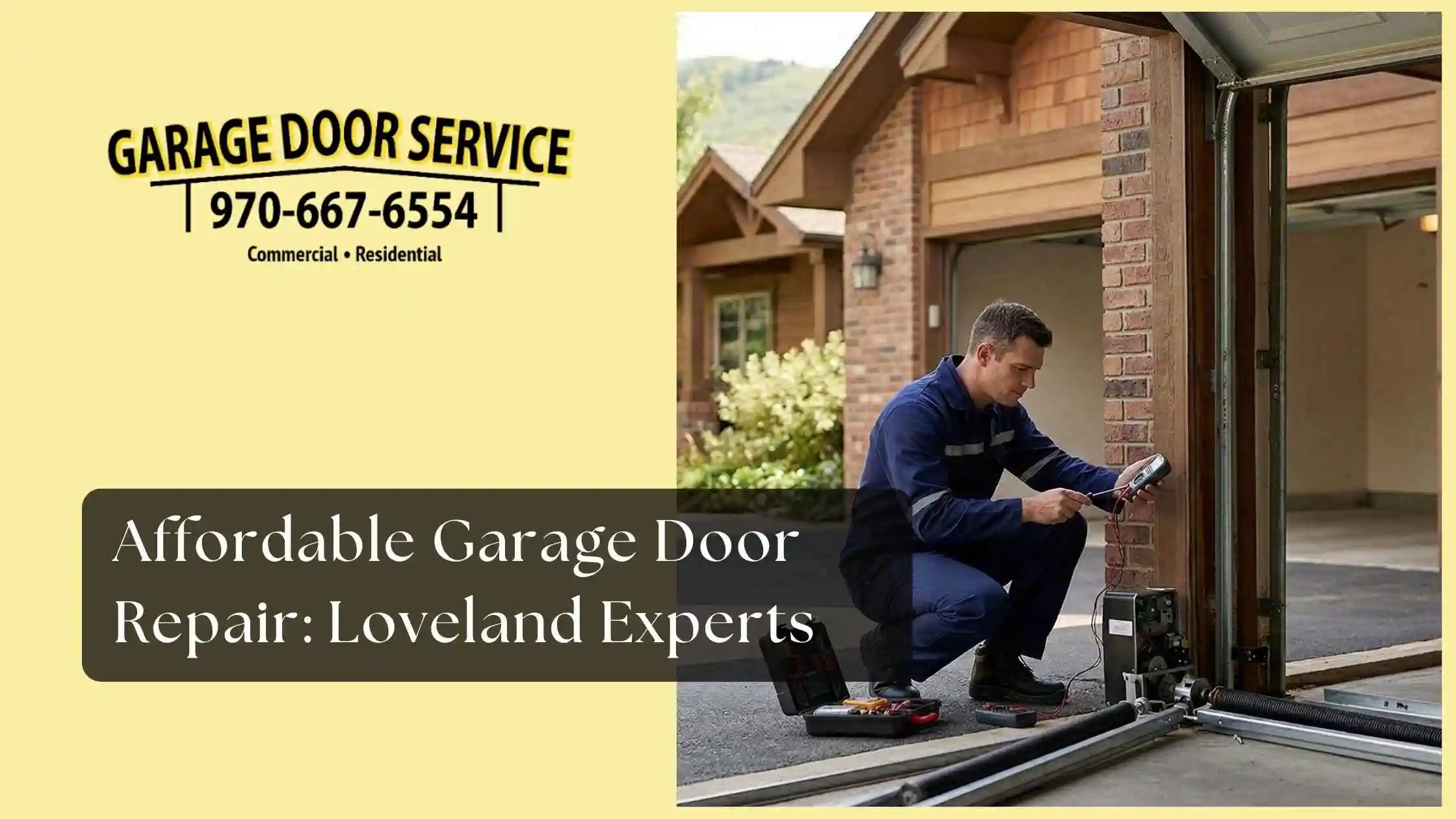 Affordable Garage Door Repair Loveland Experts