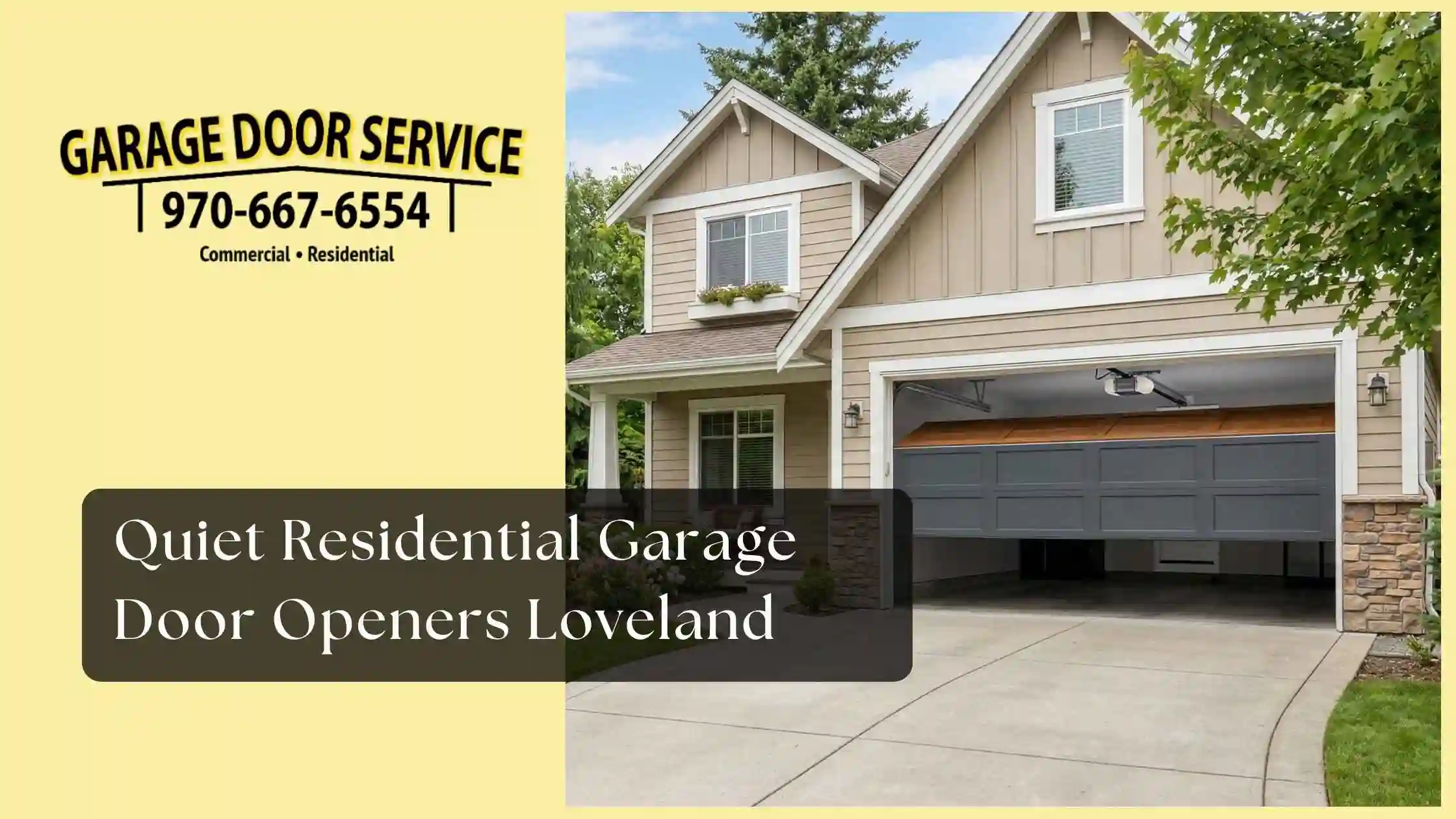 Quiet Residential Garage Door Openers Loveland