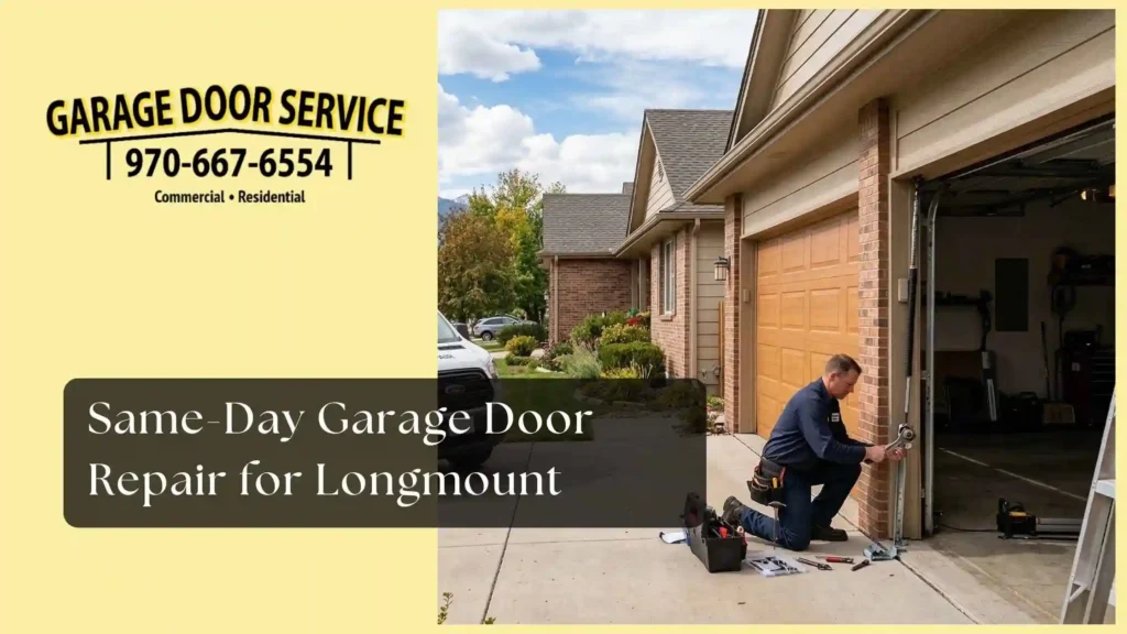 Same-Day Garage Door Repair for Longmount