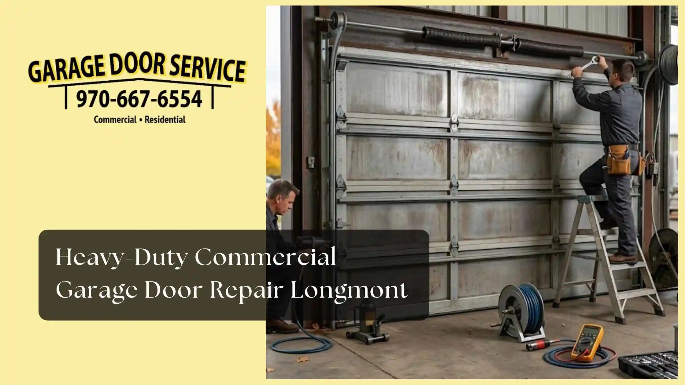 Heavy-Duty Commercial Garage Door Repair Longmont