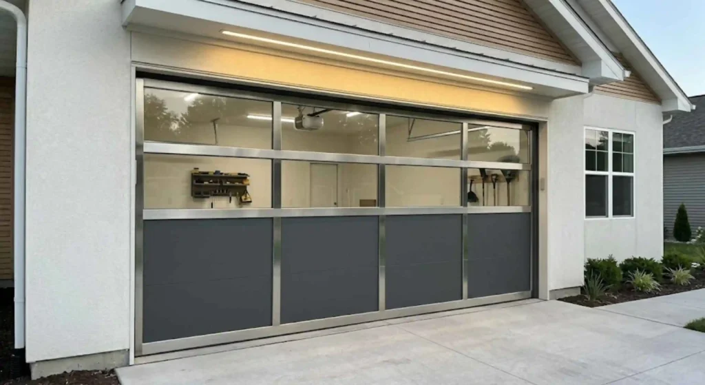 minimalist garage door style