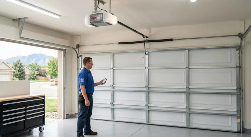fully restored working garage door system